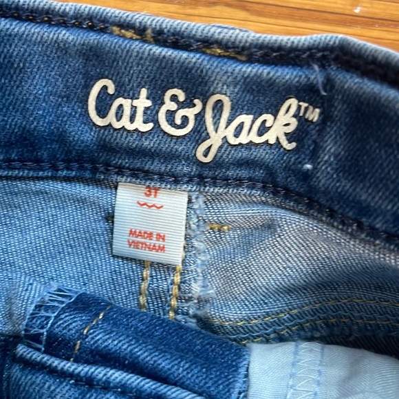 Cat & Jack Toddler Boy Denim Shorts Lot of 2 Size 3T/4T - Picture 4 of 7